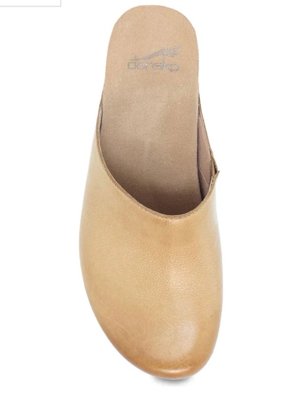 Dansko Tan Leather Slip-On Clog Mule - Picture 4 of 13